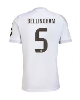 Billige Fotballdrakt Real Madrid Jude Bellingham #5 Replika Hjemmedrakt 2025-26 Kortermet Billige Fotballdrakt Real Madrid Jude Bellingham #5 Replika Hjemmedrakt 2025-26 Kortermet